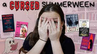 SUMMERWEEN 2024 reading vlog a cursed tale 👻 [upl. by Campbell]