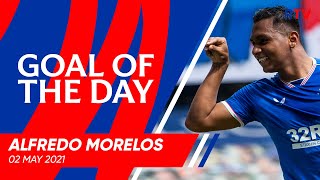 GOAL OF THE DAY  Alfredo Morelos v Celtic 2021 [upl. by Dahraf]