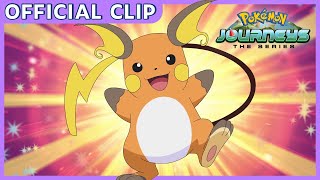 Gohs Raichu  Pokémon Journeys The Series  Official Clip [upl. by Wilkens]