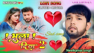 KYONBHULA DIYA LOFI SONGNEELKAMAL SINGH✓BEWAFAAI SONG💔😭 RIMIX BY ADR NEW 2024 [upl. by Nileak]