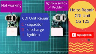 Cg 125 CDI Unit Repair [upl. by Gerc]