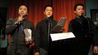 THE FILIPINO TENORS Classical  quotSa Panaginip Ko I Dreamed A Dreamquot Live  Conspiracy Bar [upl. by Lubet]