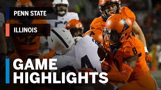 Highlights Penn State Nittany Lions vs Illinois Fighting Illini  Week 4 [upl. by Ihpen663]