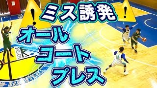 ミスを誘発するオールコートプレス 連続ブロックからの得点【 愛知県実業団 ホシザキ ナイスディフェンスampリバウンド集】実業団バスケ [upl. by Adlig]