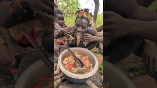 Its breakfast Meals🍲Family hadza Enjoying Favorite food So delicious 😋 Todayculture [upl. by Arand]