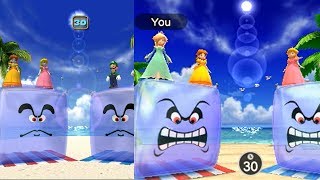 Mario Party 4 Minigames Comparison GC Vs 3DS [upl. by Salinas]