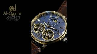 Binger wrist watch with double tourbillon [upl. by Atilemrac]