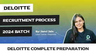 Deloitte Recruitment Process 2024 for freshers Latest [upl. by Kurtzman]