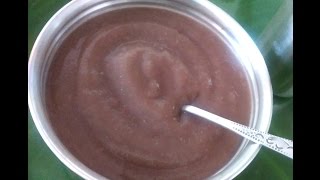 Baby food recipe  Red rice and fried gram porridge  9 months baby food [upl. by Leese]