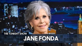 Jane Fonda Calls for the End of Fossil Fuel IndustryFunded Politicians  The Tonight Show [upl. by Early922]