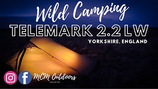 Solo Wild Camp in the Nordisk Telemark 22LW Tent in the Yorkshire 3 Peaks England [upl. by Enecnarf]