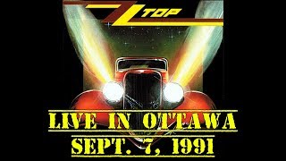 ZZ Top Live  Ottawa 1991 audio only [upl. by Orips]