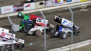 ASCS Sooner region sprint cars full race at 81 Speedway 081724 [upl. by Einnoc]