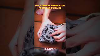 Turn a Car Dynamo into a Free Energy Source diypower generator diygenerator [upl. by Mossolb]