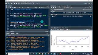 Geometric Brownian Motion GBM Simulation in R [upl. by Bowler]