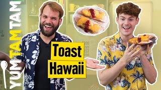 Toast Hawaii Klassiker und Deluxe Version I Leckeres ToastRezept [upl. by Aronal]