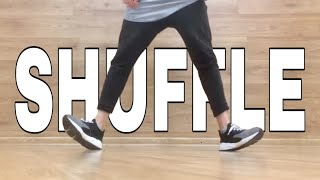 HOW TO SHUFFLE DANCE  TUTORIAL  BASIC STEPS  ШАФЛ  2018 [upl. by Serdna431]