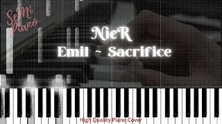 FULL NieR  Emil Sacrifice Piano Cover Piano Tutorial Synthesia [upl. by Cinnamon687]