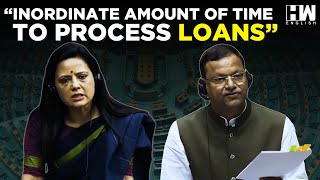 ‘Set An Outer Limit’ TMC’s Mahua Moitra Speaks On Access To Credit In Nationalized Banks in LS [upl. by Varrian]