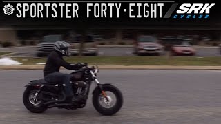 Harley Davidson Forty Eight Test Drive [upl. by Ramsa]