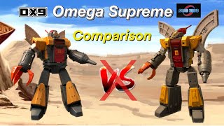 DX9 Gabriel amp FansToys Terminus Giganticus Comparison  Masterpiece Omega Supreme [upl. by Atnicaj48]