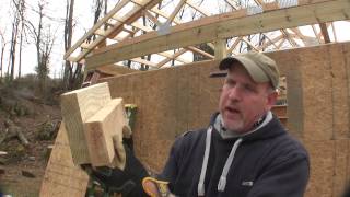 How to Build a Pole Barn Pt 6  Sheeting amp Wrapping [upl. by Hennahane546]