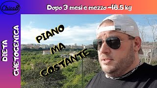 DIETA CHETOGENICA 3MESI E MEZZO  18 KG piano ma costante [upl. by Bernetta]