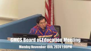 GMCS Board of Education Meeting [upl. by Korry]