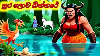 සුර ලොව බිත්තරේ Sinhala Cartoon Moral Story [upl. by Ardnekat]