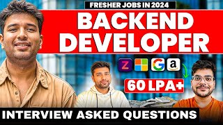 INTERVIEW ASKED QUESTIONS FOR BACKEND DEVELOPER [upl. by Narba560]