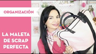 La maleta de scrap perfecta Todo lo necesario y organización ⎜PEGA PAPEL O TIJERAS [upl. by Galateah]