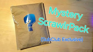 Scrawlrbox Mystery Scrawlrpack SubClub Exclusive [upl. by Lamarre625]