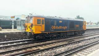 73963 ‘Janice’ 0Z73 Tonbridge West Yard to Tonbridge West Yard  Redhill Surrey 27th Sep 2024 [upl. by Idnis]