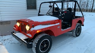 Merry Christmas Mahindra Roxor Speed MOD [upl. by Nodnas917]