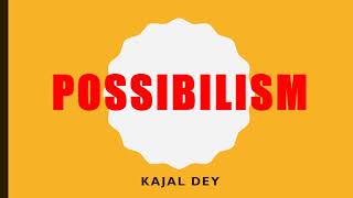 POSSIBILISM IN GEOGRAPHY IN BENGALI [upl. by Onabru]