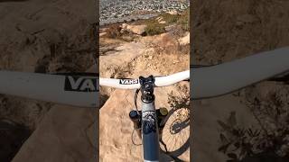 Freeway Looks Small 😳 mtb shorts downhill [upl. by Atoel]