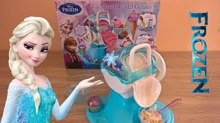 FROZEN disney Ice Cream Maker  Elsa ice cream machine for kids girls Review macchina del gelato [upl. by Afra700]