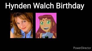 Hynden Walch Birthday [upl. by Enwahs628]