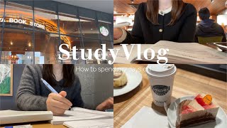 vlog）国試に向けて10時間勉強する休日🕰️🍂｜公認会計士受験生｜勉強vlog｜資格勉強｜カフェ勉｜簿記｜productive day👩🏻‍🎓 [upl. by Langsdon710]