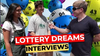 Dreamt It Then WON The Lottery Man on the Street Interviews [upl. by Geerts430]