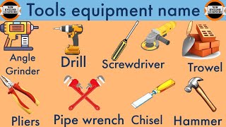 tools equipment name vocabulary english [upl. by Nancie221]