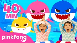 Dança do Bebê Tubarão e muito mais músicas infantis  Compilação  Pinkfong Canções para crianças [upl. by Yt185]