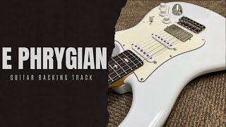 E Phrygian Guitar Backing Track [upl. by Ellecrag]