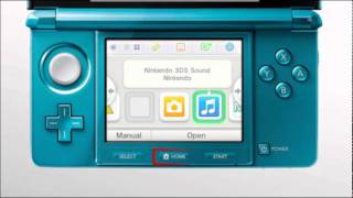 Nintendo 3DS home menu Button [upl. by Elleved184]