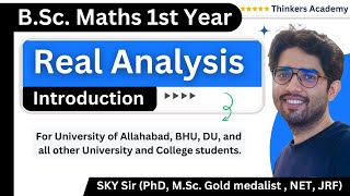 Real Analysis  Introduction  BSc 1st year  Maths  Elementary Analysis  Thinkers Academy [upl. by Tyrone706]