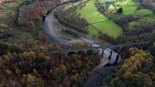 Lambley Viaduct Autumn Colours [upl. by Nylad]