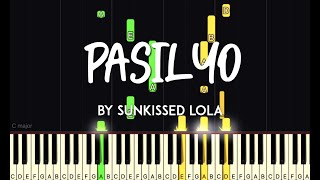 Pasilyo by SunKissed Lola synthesia piano tutorial  sheet music [upl. by Eymaj283]