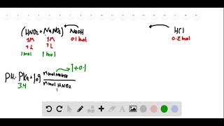 Calculate the pH after 0 10 mole of NaOH is added to 1 00 of the solution in Exercise and calculate [upl. by Immat]