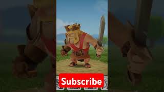 Classic Barbarian king skin coc clashofclans gaming shorts viral viralshorts [upl. by Arahsal]