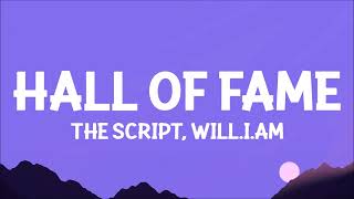 The Script  Hall of Fame Lyrics ft william [upl. by Atinad270]